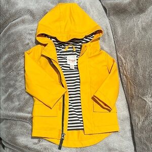 Cat & Jack Vibrant Yellow Kids Rain Jacket